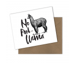 No Probllama Greeting Card