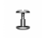 3.9 mm x 3.5 mm Silver Small Rivet