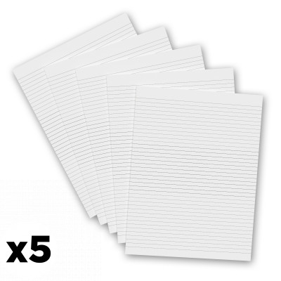 5 Pack - 8.5 x 11 Notepads