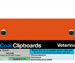 WhiteCoat Clipboard® - Orange Veterinary Medicine Edition