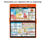 WhiteCoat Clipboard® - Orange Veterinary Medicine Edition