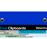 WhiteCoat Clipboard® - Blue Veterinary Medicine Edition