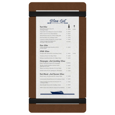 HDF Tall Menu Holder