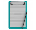 Memo Size 5 x 8 Aluminum Clipboard | Teal