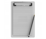 Memo Size 5 x 8 Aluminum Clipboard | White
