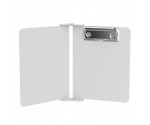 White Mini Novel ISO Clipboard - Slightly Damaged White Mini Novel ISO Clipboard - Slightly Damaged