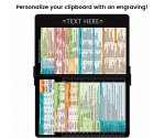 WhiteCoat Clipboard® - Black Diagnostic Sonography Edition
