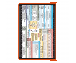 WhiteCoat Clipboard® - Orange Veterinary Medicine Edition