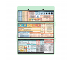 WhiteCoat Clipboard® Trifold - Mint Nursing Edition