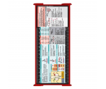 WhiteCoat Clipboard® Trifold - Red Nursing Edition