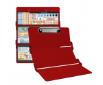 WhiteCoat Clipboard® Trifold - Red Nursing Edition