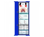 WhiteCoat Clipboard® Trifold - Blue Respiratory Therapy Edition