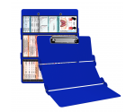 WhiteCoat Clipboard® Trifold - Blue Respiratory Therapy Edition