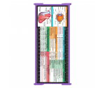 WhiteCoat Clipboard® Trifold - Lilac Veterinary Medicine Edition