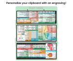 WhiteCoat Clipboard® Trifold - Mint Veterinary Medicine Edition