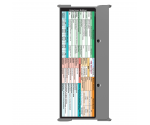 WhiteCoat Clipboard® Trifold - Silver Veterinary Medicine Edition