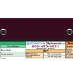 WhiteCoat Clipboard® Trifold - Wine Veterinary Medicine Edition
