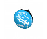 Nurses Know Where to Stick it Stethoscope Button